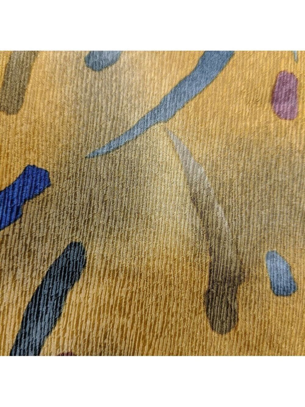 Cocktail Colors Blue Gold Geometric Tie - Picture 2 of 7